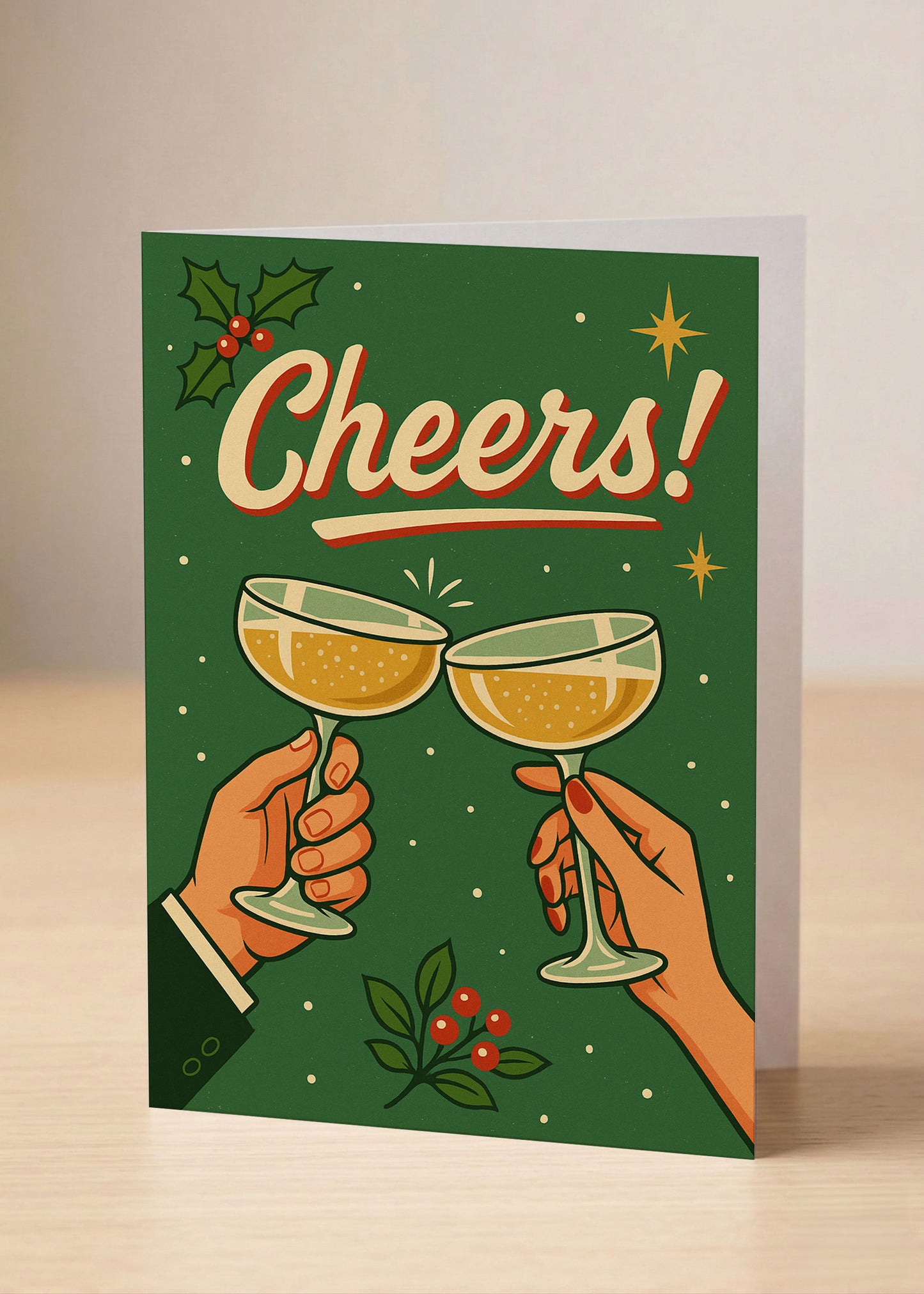 “Cheers… to Being Done With You”  Toxic Holiday Card