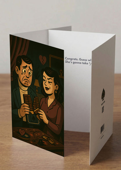 “Congrats. Guess What She’s Gonna Take Half.” - Toxic Divorce Card