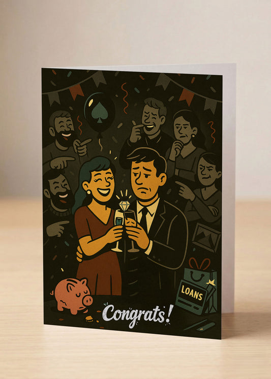 “Congrats… You’re Fucked.” Toxic Engagement Card