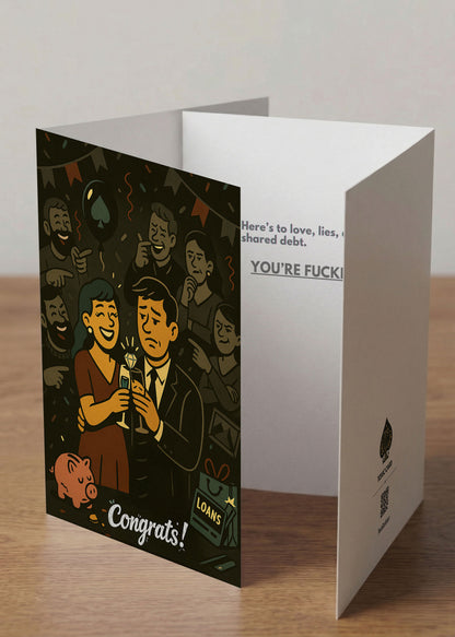 “Congrats… You’re Fucked.” Toxic Engagement Card