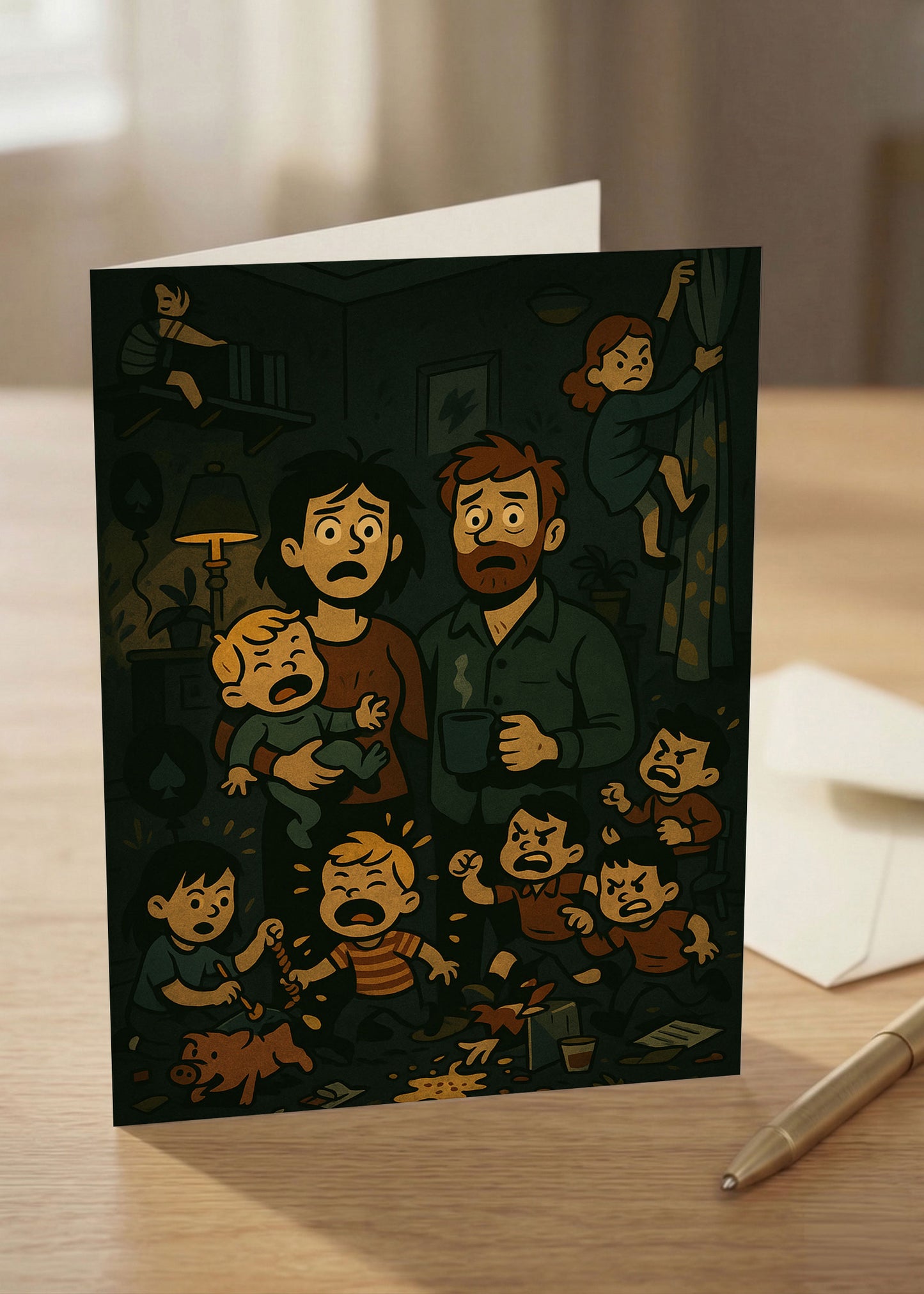 “Congrats on Surviving Another Year Without My Chaos.” - Toxic Celebration Card (Alternate Edition)