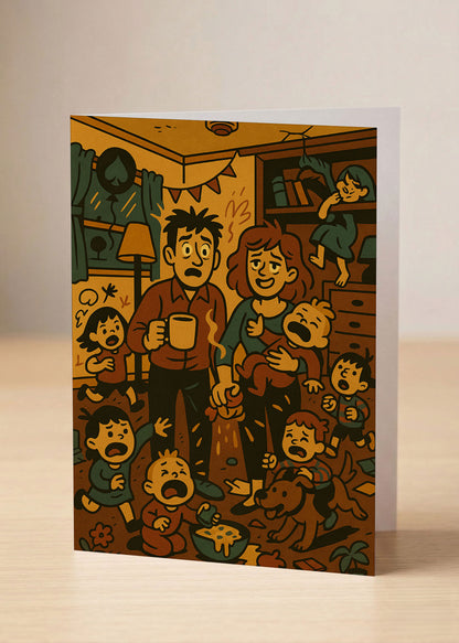 “Congrats on Surviving Without Me” – Toxic Chaos Holiday Card