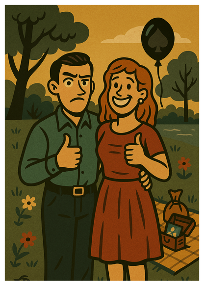 “Another year of pretending this works.” Toxic Anniversary Card