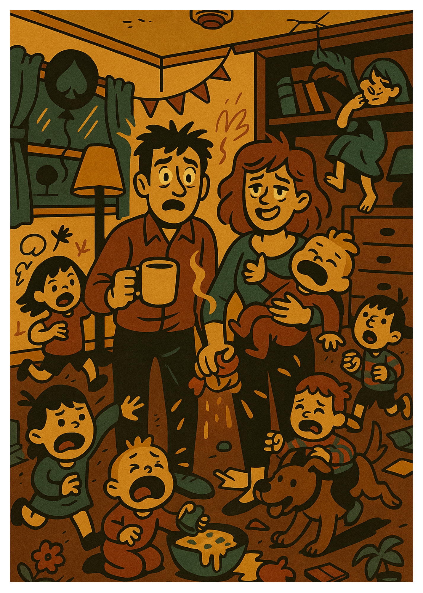 “Congrats on Surviving Without Me” – Toxic Chaos Holiday Card