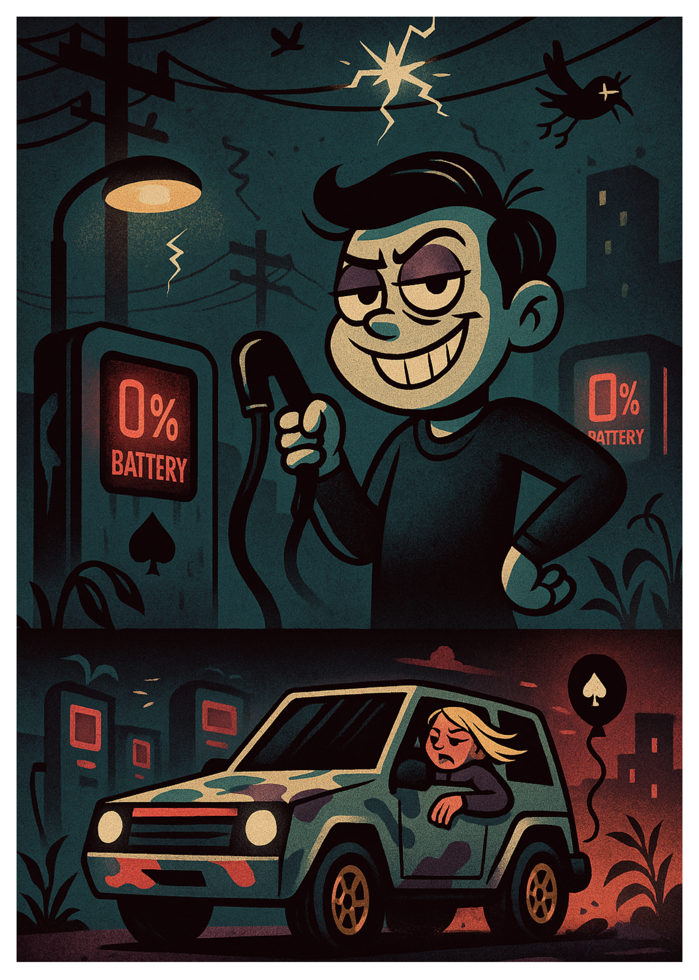 "You Suck The Life Out Of Everything" Toxic Recharge Card