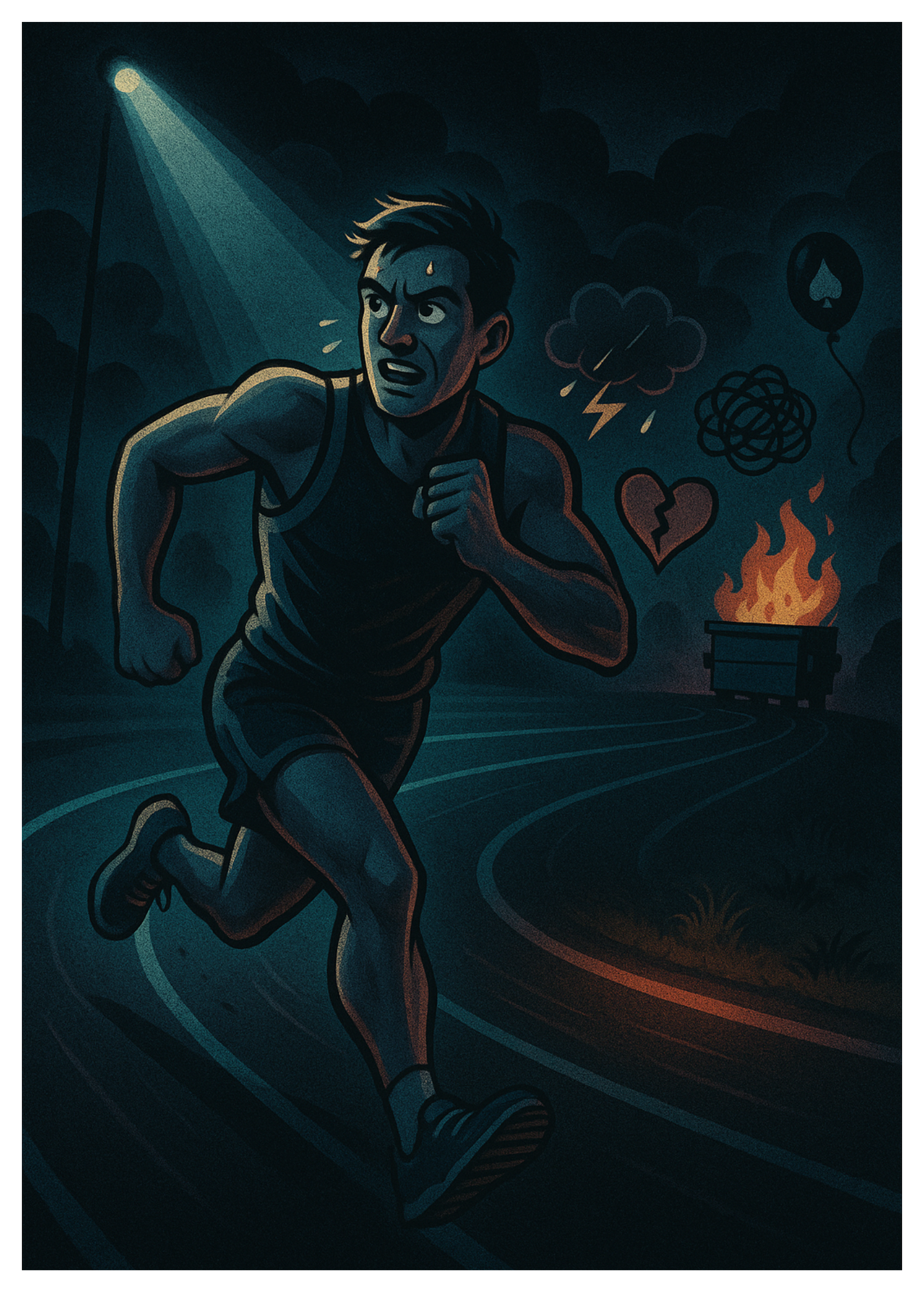 “Congrats On Surviving Another Lap” Toxic Birthday Card