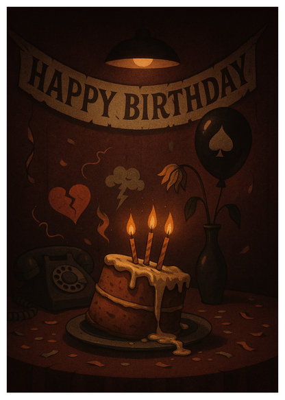 “Happy Birthday. You’re Basically Vintage Disappointment Now.”  Toxic Birthday Card