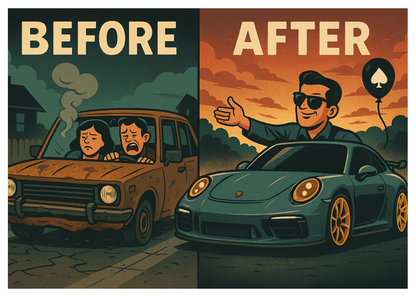 “Still Better Off Without You.” - Toxic Glow Up Breakup Card (Alternate Version)