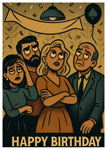 “Happy Birthday” Toxic Birthday Card