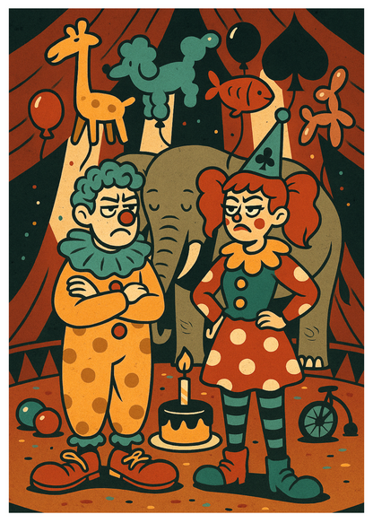 “Happy Birthday. Even the circus looks tired of your shit.” Toxic Birthday Card