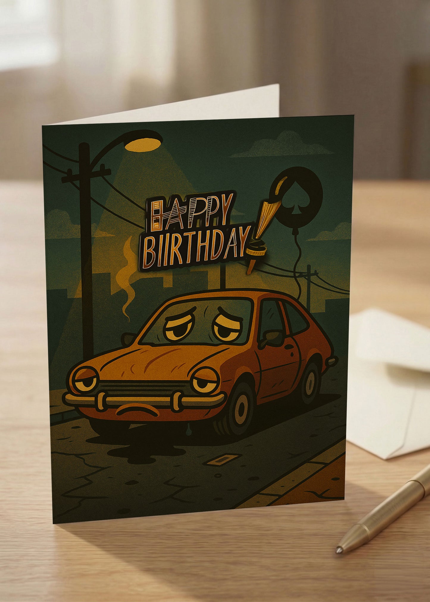 “Happy Birthday. You are basically vintage disappointment now.” Toxic Birthday Card