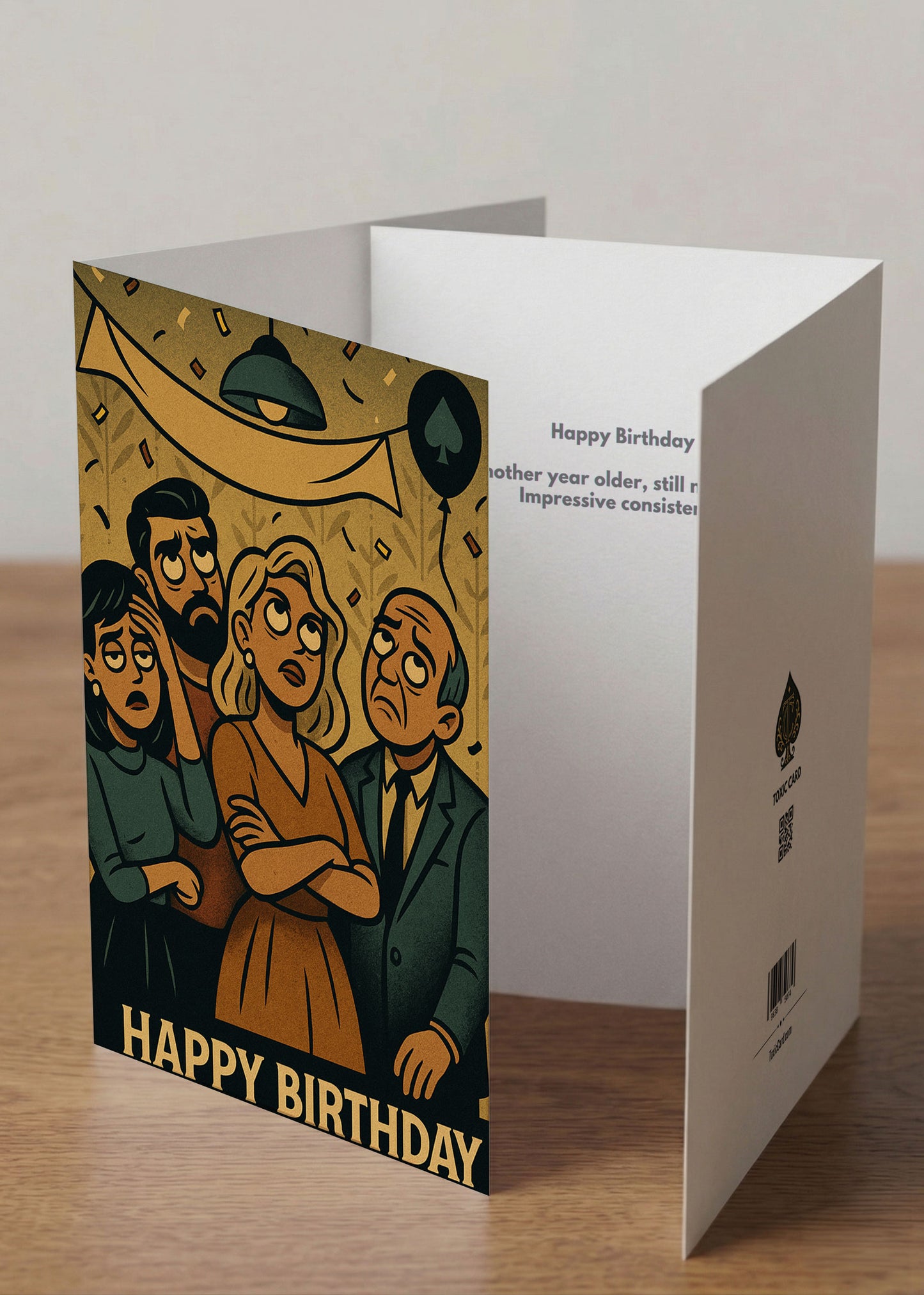 “Happy Birthday” Toxic Birthday Card