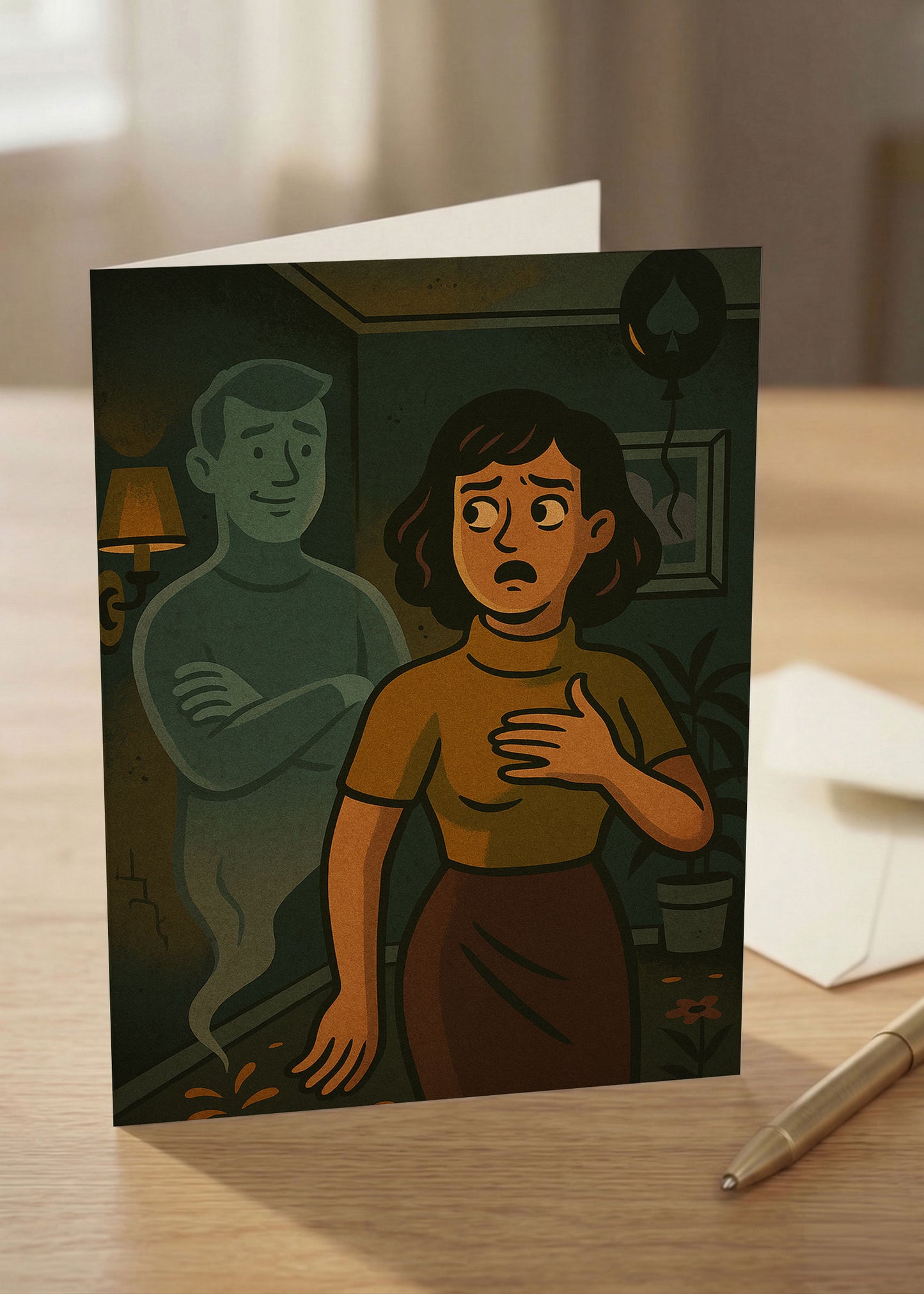 “I Don’t Want You Back. I Want You Haunted.” Toxic Breakup Card (Alternate Edition)