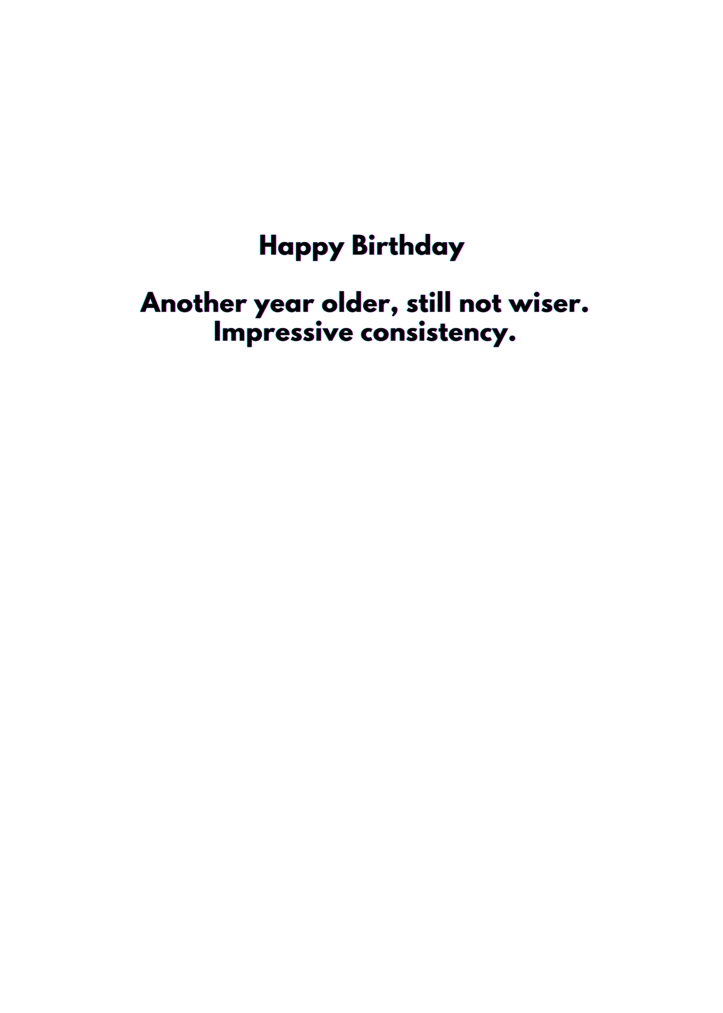 “Happy Birthday” Toxic Birthday Card