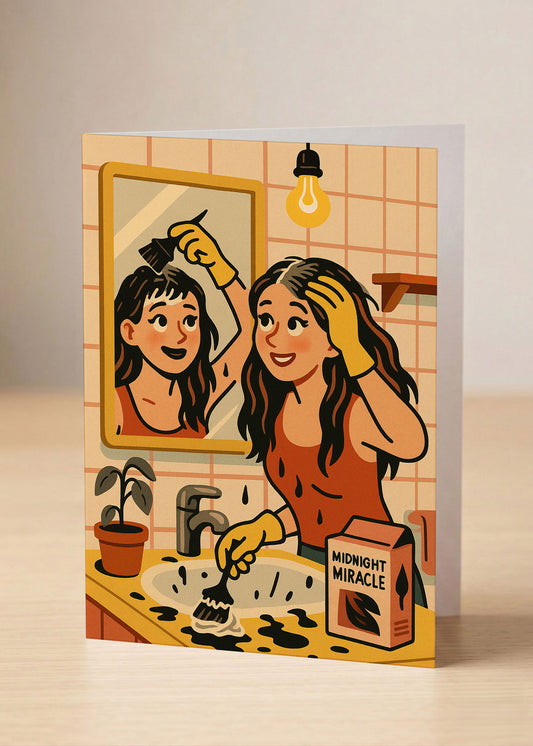 “New Year, New You? Try Again.”  Toxic Holiday Card