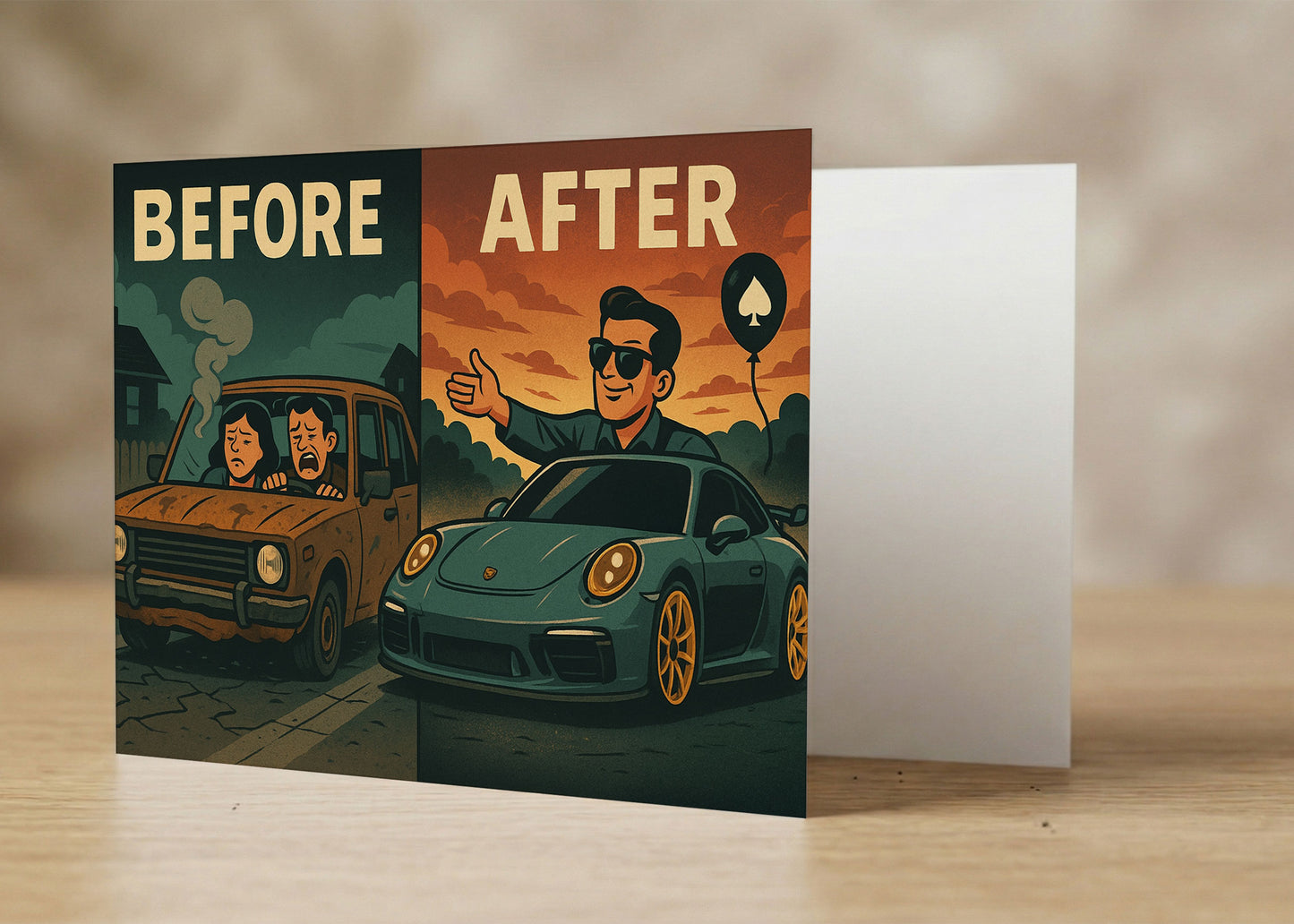 “Still Better Off Without You.” - Toxic Glow Up Breakup Card (Alternate Version)