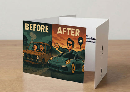 “Still Better Off Without You.” - Toxic Glow Up Breakup Card (Alternate Version)