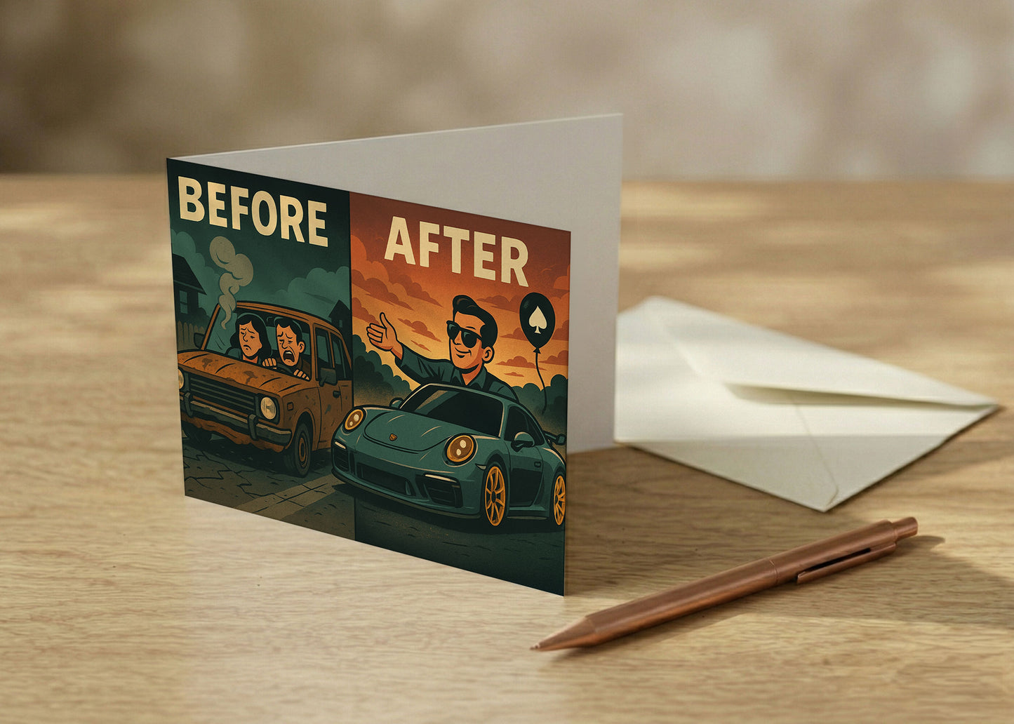 “Still Better Off Without You.” - Toxic Glow Up Breakup Card (Alternate Version)