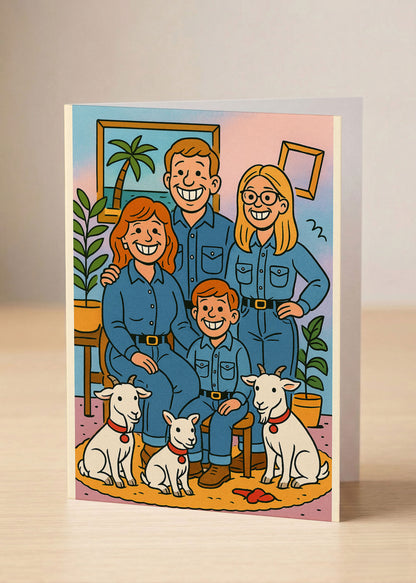 “’Tis the Season to Fake Joy”  Toxic Holiday Card
