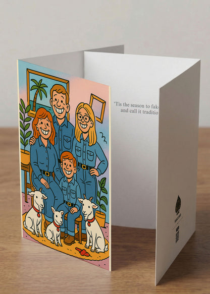 “’Tis the Season to Fake Joy”  Toxic Holiday Card