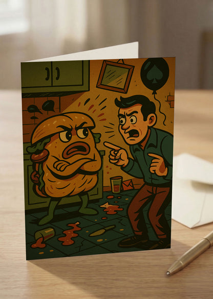 “You Finally Found Someone Who Argues As Passionately As You Gaslight.” Toxic Relationship Card