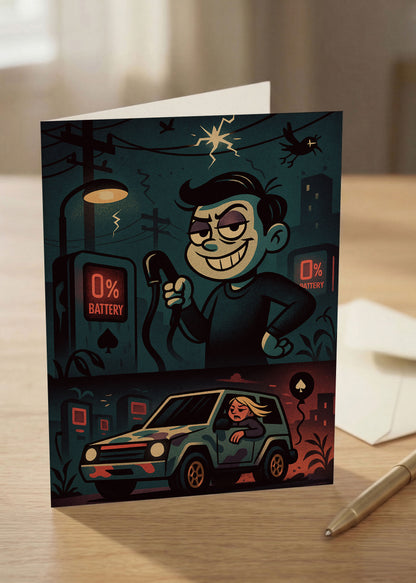 "You Suck The Life Out Of Everything" Toxic Recharge Card